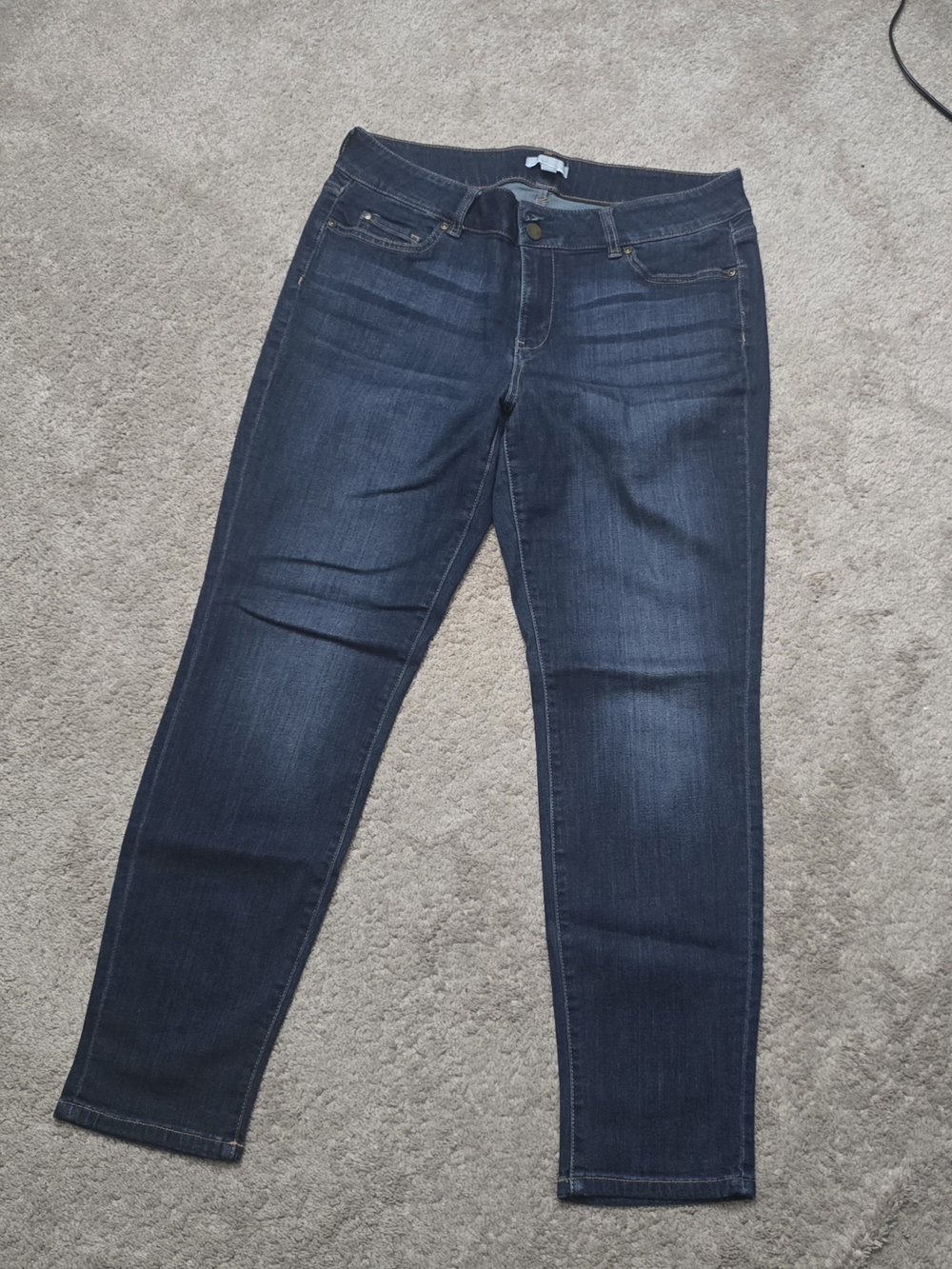 New York & Company Slim Skinny Ankle Jeans Sz 12